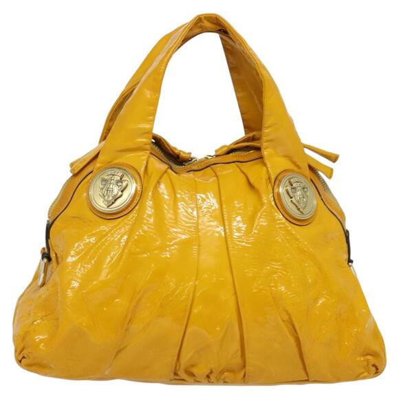 GUCCI Tote Bag Enamel Yellow Gold - Picture 2 of 16